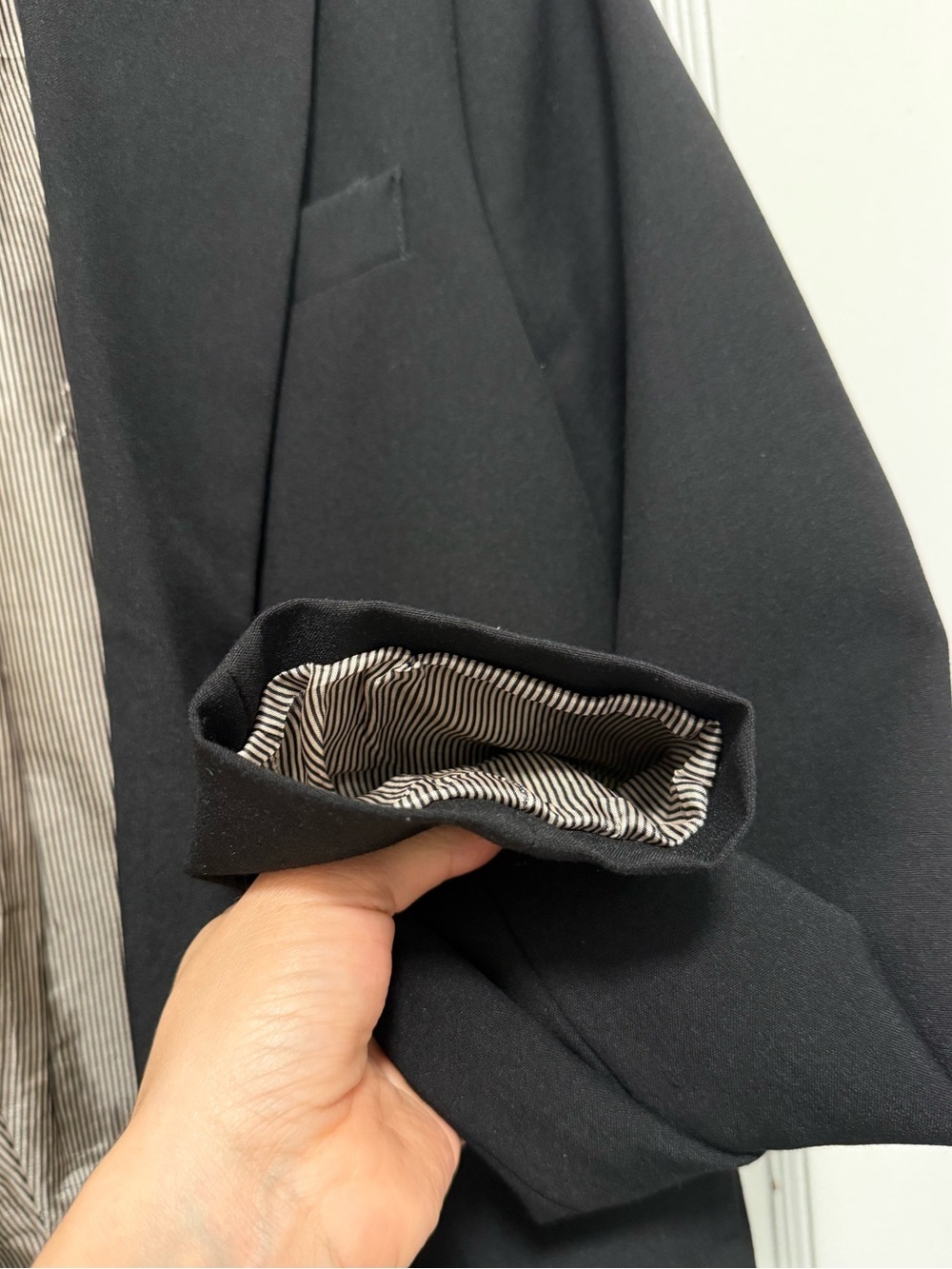 Forever 21 Black Boyfriend Blazer Jacket Size Small - Picture 5 of 11